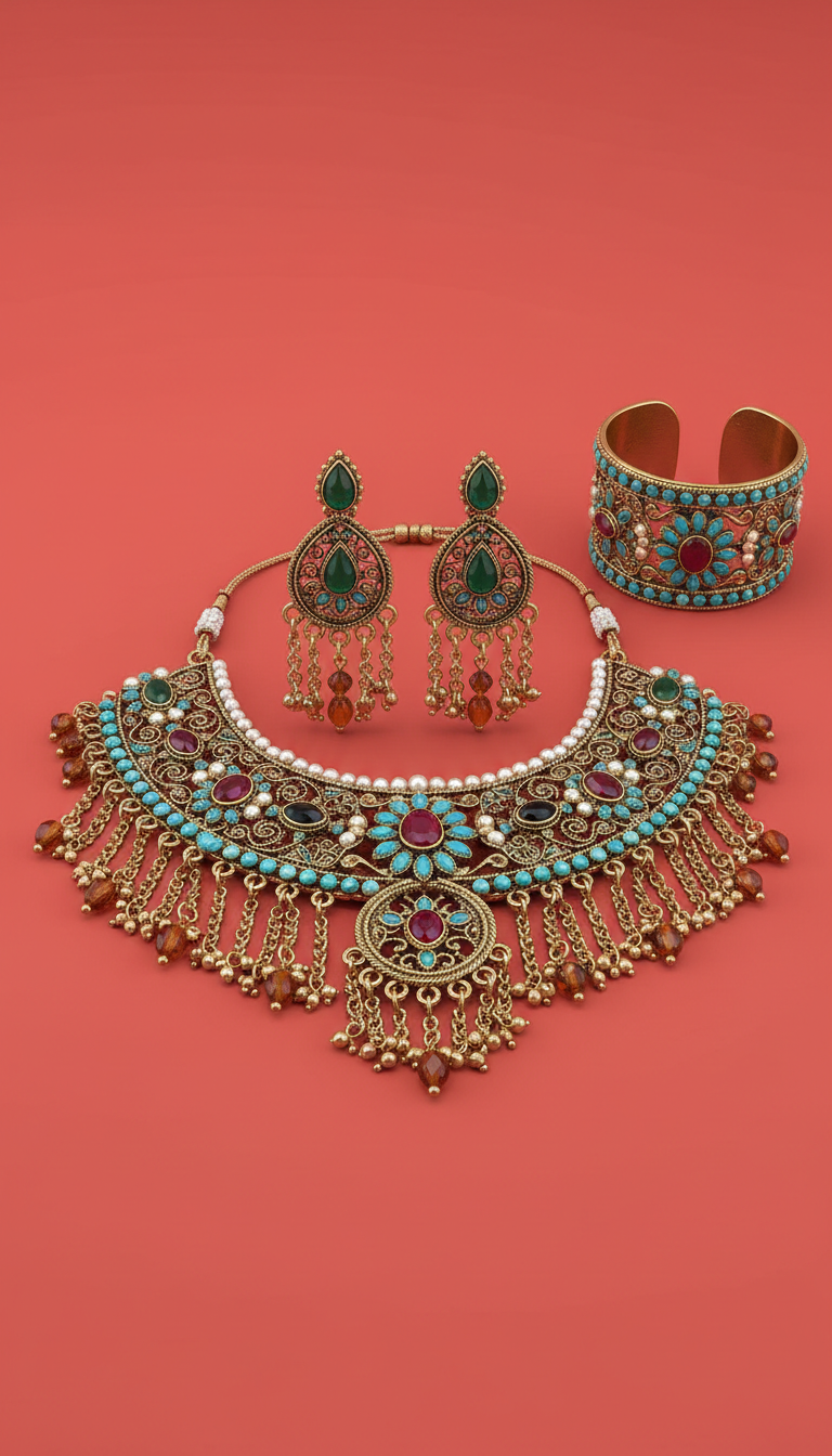Ethnic Jewelry Set