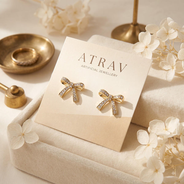Gold-Tone Pearl Cluster Crystal Spray Statement Earrings for Women